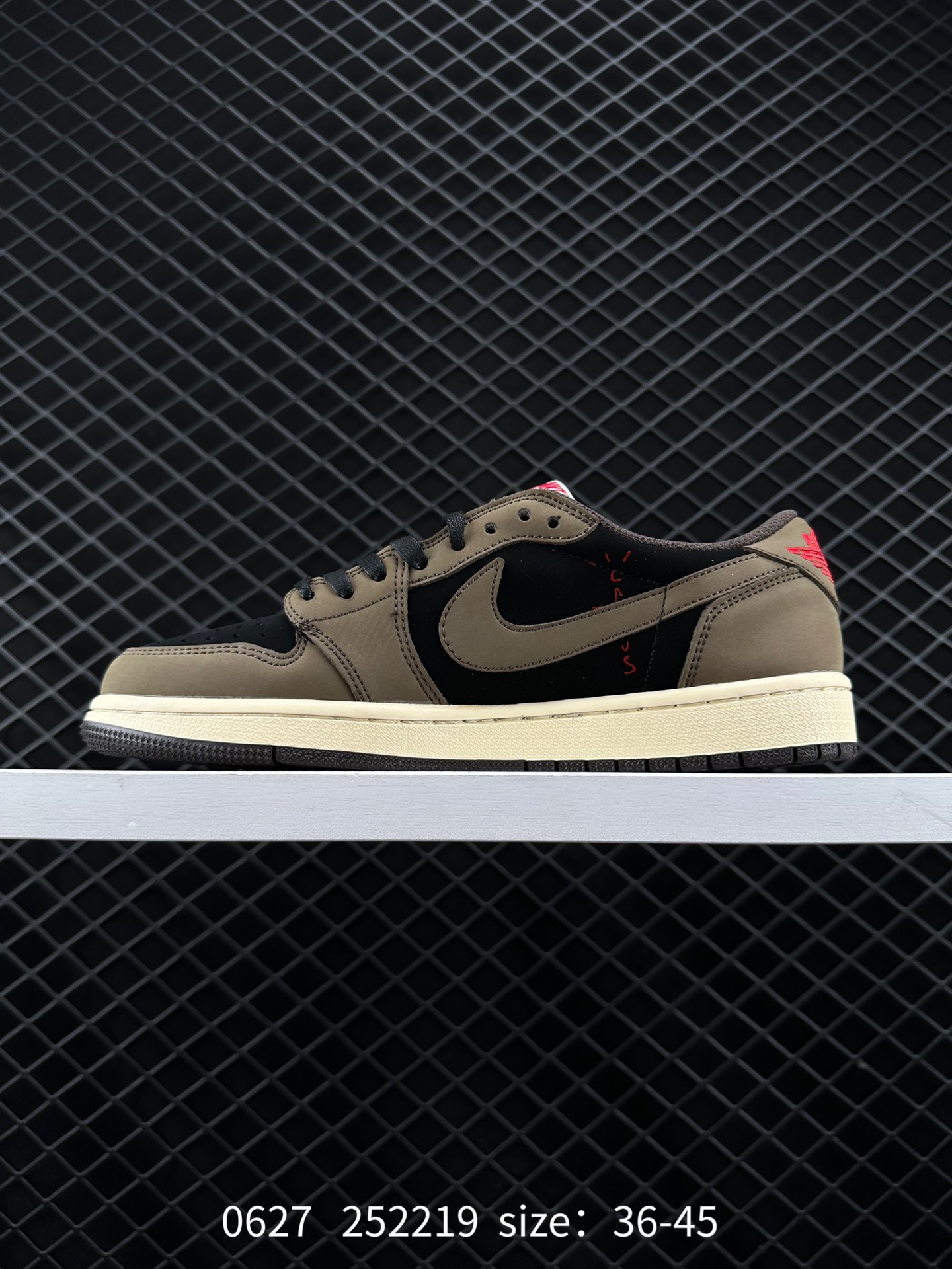 Fragment Design x Travis Scott x Nike Air Jordan 1 Low OG SP”Military Blue”